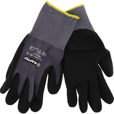 RAPTOR Nylon-Nitril-Handschuh 4131X | Farbe: schwarz | Material: Nylon, Nitril | Handschuhgröße: 9