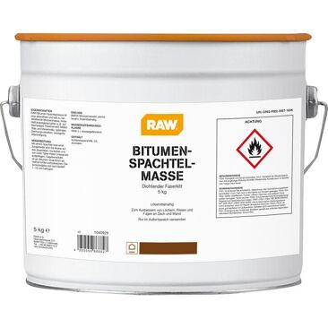 RAW Bitumenspachtelmasse lösemittelhaltig | Gewicht (netto): 5 kg