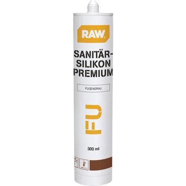 RAW Sanitärsilikon Premium 300 ml | Farbe: fugengrau | Brutto-/ Nettoinhalt: 300 ml