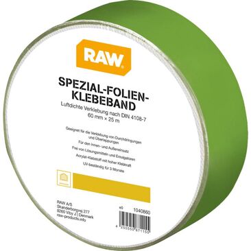 RAW Folienklebeband grün | Farbe: grün | Brutto-/ Nettoinhalt: 25 m