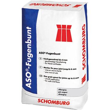 Schomburg Feinfugenmörtel ASO-Fugenbunt | Farbe: silbergrau