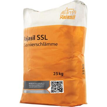 Rajasil Sanierschlämme hydraulischer Kalk Zement HS-NA | Gewicht (netto): 25 kg | Farbe: altweiß