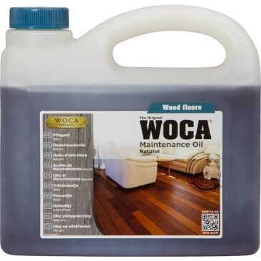 WOCA Pflegeöl für Holzfußböden braun | Brutto-/ Nettoinhalt: 2,5 l