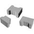 Grafe Beton Grafe Beton Doppel-T Verbundpflaster Normalstein grau | Farbe: grau | Länge: 20 cm