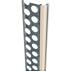 Catnic Putzabschlussprofil Stahl | Höhe: 53 mm | Farbe: silber, weiß | Dicke: 10 mm | Länge: 2.5 m