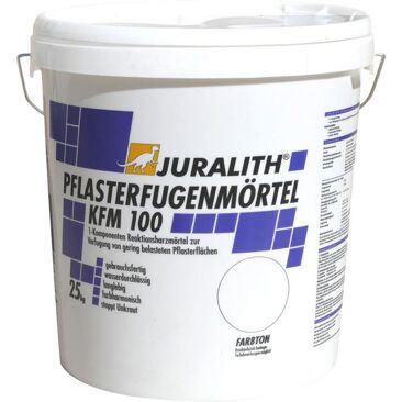 Juralith Pflasterfugenmörtel KFM 100 | Gewicht (netto): 25 kg | Farbe: grau