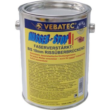 Vebatec Dichtungsmasse Wasser-Stop Acrylharze | Farbe: grau | Brutto-/ Nettoinhalt: 670 ml