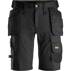 Snickers Stretch-Shorts AllroundWork #6141 | Farbe: stahlgrau-schwarz | Konfektionsgröße: 56