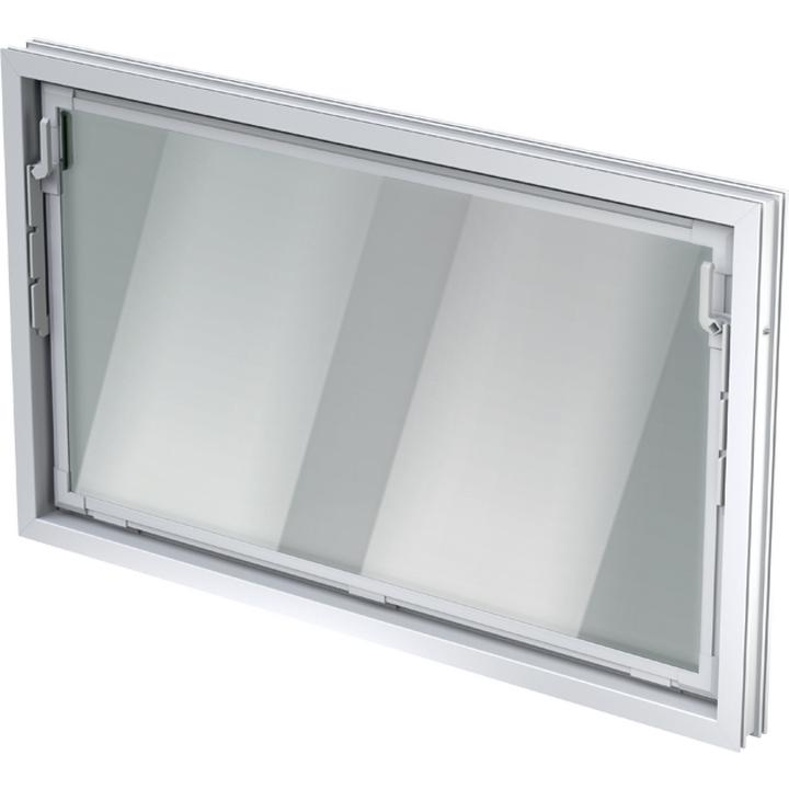ACO Hochbau Nebenraumfenster weiß Einfachglas