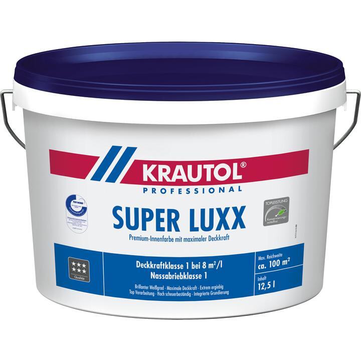 KRAUTOL Premium-Innenfarbe Super Lux lösemittelfrei siliconharzverstärkt | Farbe: weiß