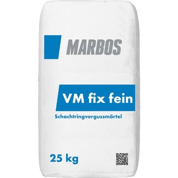 MARBOS Schachtringvergussmörtel VM fix fein | Gewicht (netto): 25 kg | Körnung: 0 - 1 mm